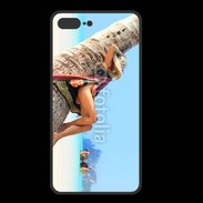 Coque  Iphone 8 Plus PREMIUM Sieste contre un palmier sur la plage