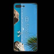 Coque  Iphone 8 Plus PREMIUM Plage des Seychelles
