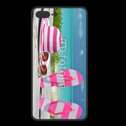 Coque  Iphone 8 Plus PREMIUM La vie en rose à la plage