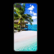Coque  Iphone 8 Plus PREMIUM Petite île tropicale sur l'océan indien