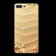 Coque  Iphone 8 Plus PREMIUM sable plage