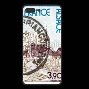 Coque  Iphone 8 Plus PREMIUM Timbre France Alsace 1977