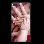 Coque  Iphone 8 Plus PREMIUM Famille main dans la main