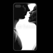 Coque  Iphone 8 Plus PREMIUM Couple d'amoureux en noir et blanc
