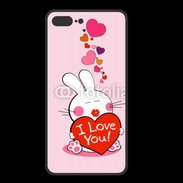 Coque  Iphone 8 Plus PREMIUM I love you Bunny