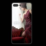 Coque  Iphone 8 Plus PREMIUM femme glamour pensante 2