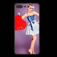 Coque  Iphone 8 Plus PREMIUM femme glamour coeur style betty boop