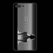 Coque  Iphone 8 Plus PREMIUM femme glamour noir et blanc