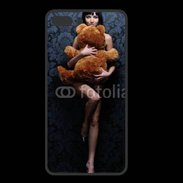 Coque  Iphone 8 Plus PREMIUM Femme glamour câlin nounours
