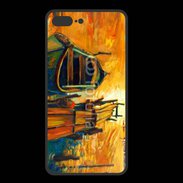 Coque  Iphone 8 Plus PREMIUM Peinture de bateau
