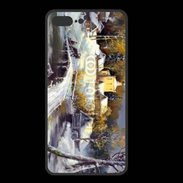 Coque  Iphone 8 Plus PREMIUM Peinture village rural