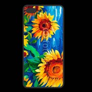Coque  Iphone 8 Plus PREMIUM Peinture de tournesol
