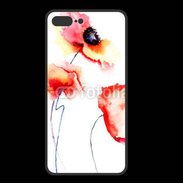 Coque  Iphone 8 Plus PREMIUM Peinture de Coquelicots 25