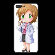 Coque  Iphone 8 Plus PREMIUM Cute cartoon illustration of a waiter