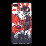 Coque  Iphone 8 Plus PREMIUM Tête de mort en concert live