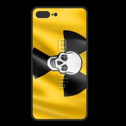 Coque  Iphone 8 Plus PREMIUM Tête de mort radioactive