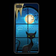 Coque  Iphone 8 Plus PREMIUM Chat noir