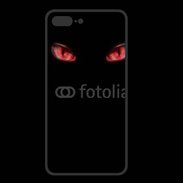 Coque  Iphone 8 Plus PREMIUM Yeux rouges fond noir