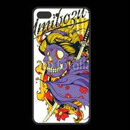 Coque  Iphone 8 Plus PREMIUM Tête de Mort Samouraï