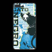 Coque  Iphone 8 Plus PREMIUM Tête de Mort Chat noir