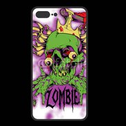Coque  Iphone 8 Plus PREMIUM Tête de Mort Zombie 45