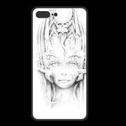 Coque  Iphone 8 Plus PREMIUM Guerrière en dessin 10