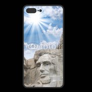 Coque  Iphone 8 Plus PREMIUM Monument USA Roosevelt et Lincoln