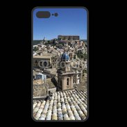 Coque  Iphone 8 Plus PREMIUM Village baroque de Ragusa Ibla en Sicile