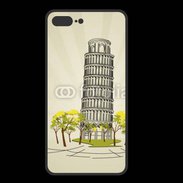 Coque  Iphone 8 Plus PREMIUM Tour de Pise en dessin