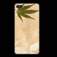 Coque  Iphone 8 Plus PREMIUM Fond cannabis vintage