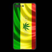 Coque  Iphone 8 Plus PREMIUM Drapeau cannabis