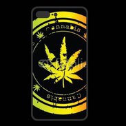 Coque  Iphone 8 Plus PREMIUM Grunge stamp with marijuana leaf