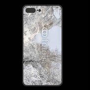 Coque  Iphone 8 Plus PREMIUM Forêt enneigée