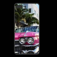 Coque  Iphone 8 Plus PREMIUM Voiture rétro à Miami