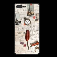 Coque  Iphone 8 Plus PREMIUM Vieilles lettres vintage