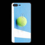 Coque  Iphone 8 Plus PREMIUM Cours de tennis béton bleu