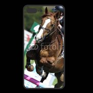 Coque  Iphone 8 Plus PREMIUM Saut d'obstacle Equitation