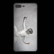 Coque  Iphone 8 Plus PREMIUM Escrime noir et blanc