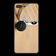 Coque  Iphone 8 Plus PREMIUM Squash raquette et balle
