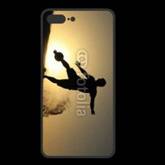 Coque  Iphone 8 Plus PREMIUM beach soccer couché du soleil