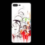 Coque  Iphone 8 Plus PREMIUM Illustration de cycliste 2