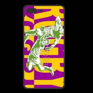 Coque  Iphone 8 Plus PREMIUM Poster rugby sur fond jaune