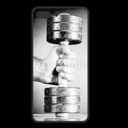 Coque  Iphone 8 Plus PREMIUM Passion Musculation en noir et blanc