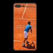 Coque  Iphone 8 Plus PREMIUM Match de tennis sur terre battue : service