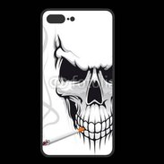 Coque  Iphone 8 Plus PREMIUM Tête de mort fumeur