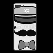 Coque  Iphone 8 Plus PREMIUM Moustache et casquette tête de mort