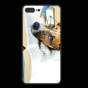 Coque  Iphone 8 Plus PREMIUM Chien littéraire