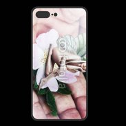 Coque  Iphone 8 Plus PREMIUM Jolie femme avec des ailes de Papillon