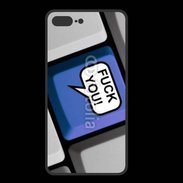 Coque  Iphone 8 Plus PREMIUM Clavier humour fuck you