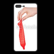 Coque  Iphone 8 Plus PREMIUM préservatif rouge